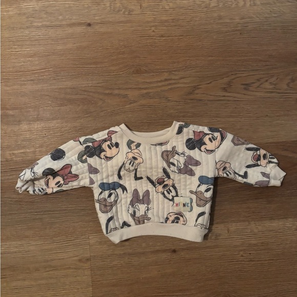 Disney Cream Dinosaur Print Hoodie - Picture 1 of 4